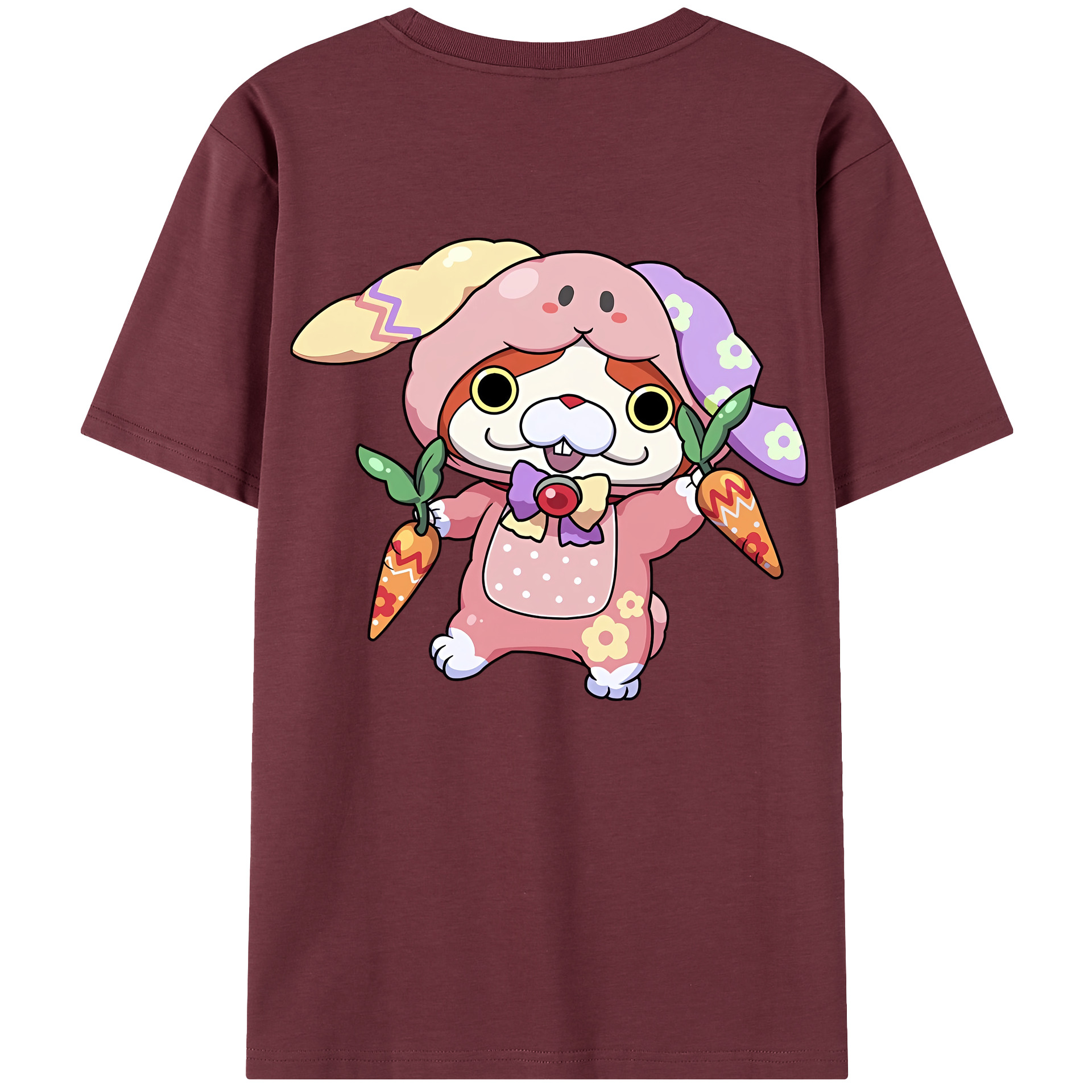 （画像用） 妖怪ウォッチ Yo-kai Watch 綿100％半袖Tシャツ（背面プリント）